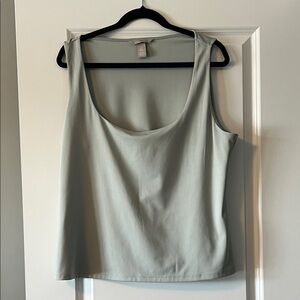 Elegant Women's Sage Green Tank Top